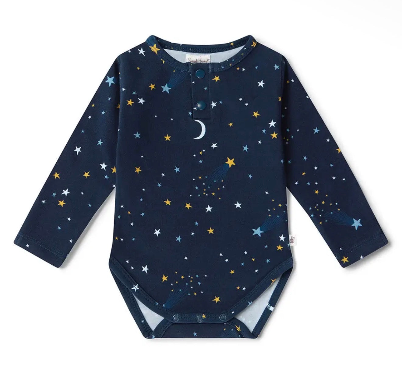Starry Night Long Sleeve Bodysuit
