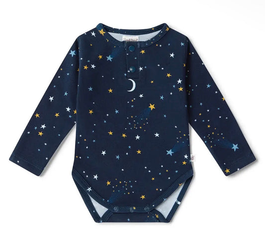 Starry Night Long Sleeve Bodysuit