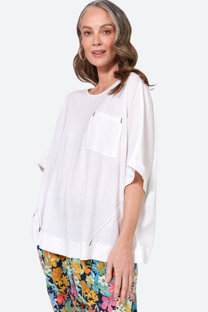 Verve Relax Top - Blanc