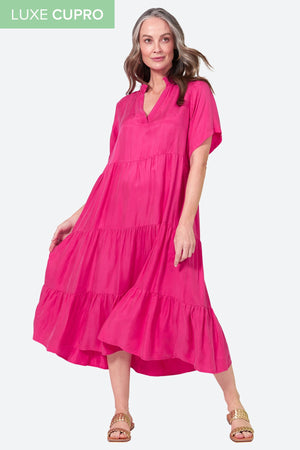 
            
                Load image into Gallery viewer, Elixir Tiered Dress - Dragonfruit
            
        