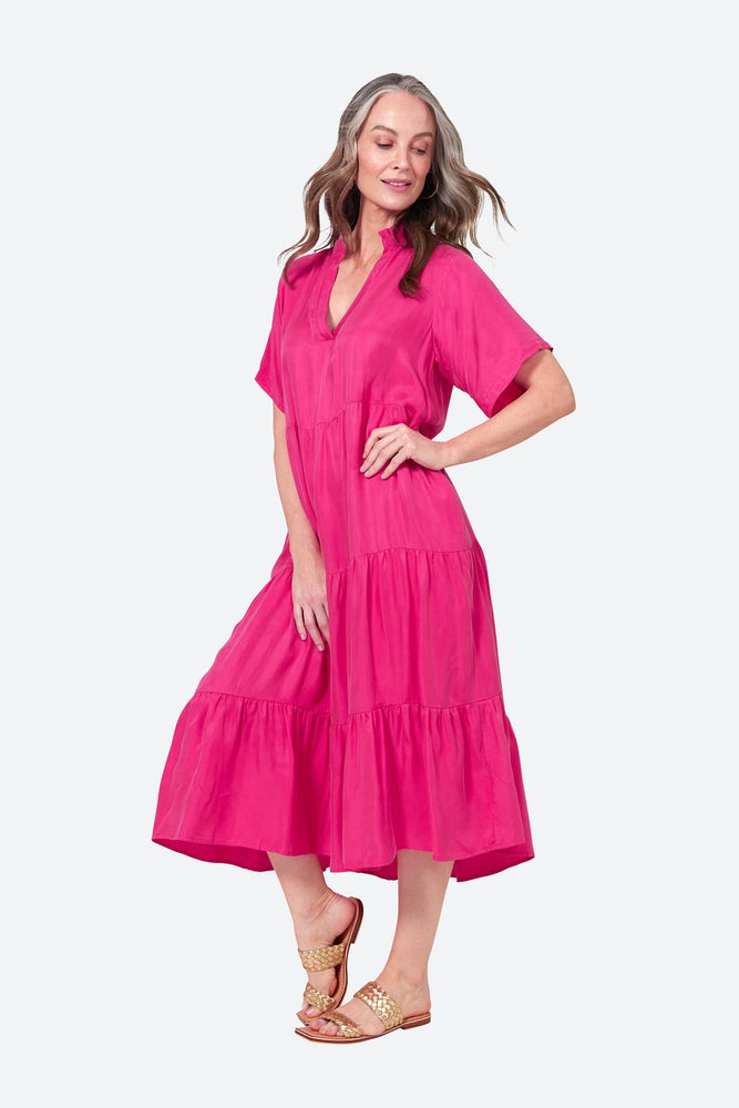 
            
                Load image into Gallery viewer, Elixir Tiered Dress - Dragonfruit
            
        