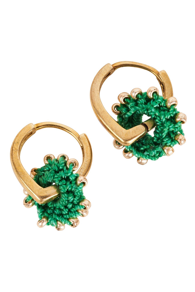 Ethos Earring - Kiwi/Gold