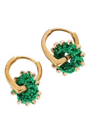 
            
                Load image into Gallery viewer, Ethos Earring - Kiwi/Gold
            
        