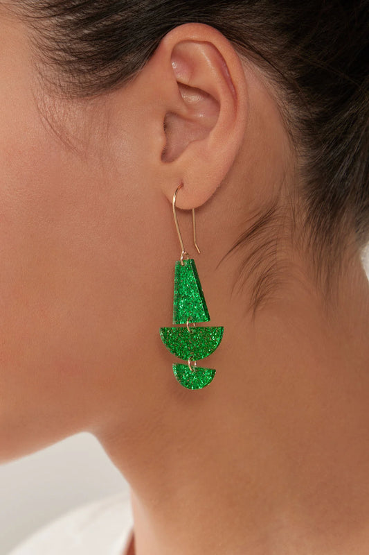 Jovial Drop Earring- Emerald