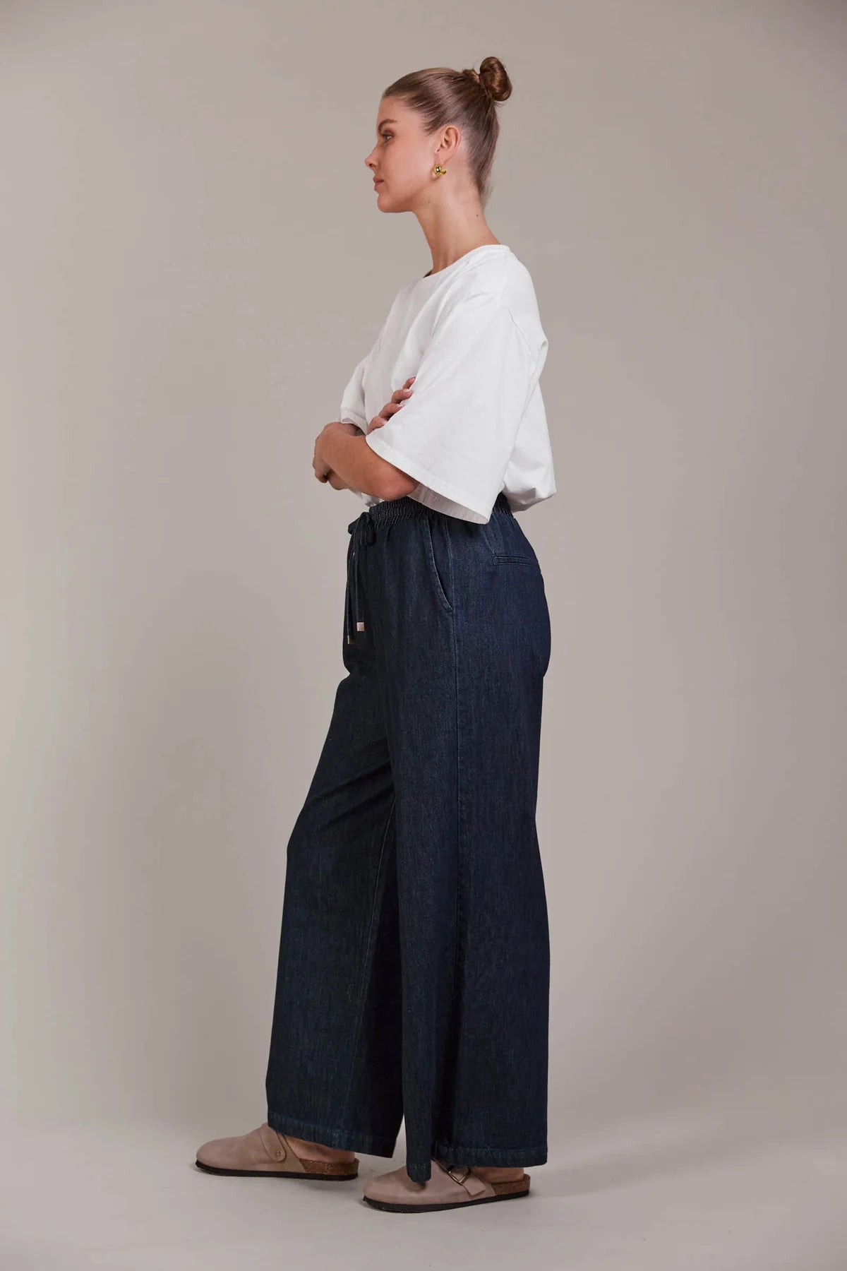 Pepi Pant- Dark Denim
