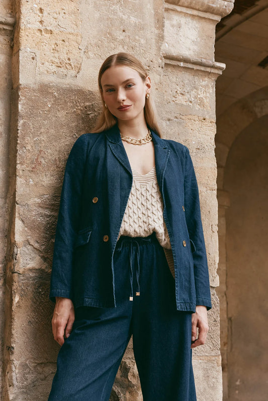 Pepi Blazer - Dark Denim