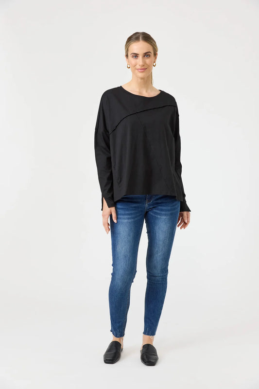 Studio Traveller LS T-shirt - Ebony