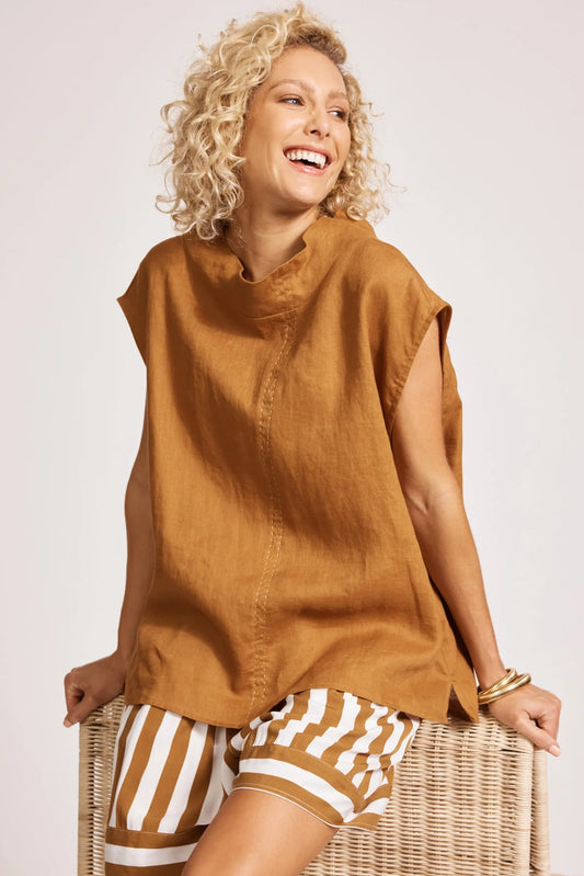 Miramar Top - Caramel