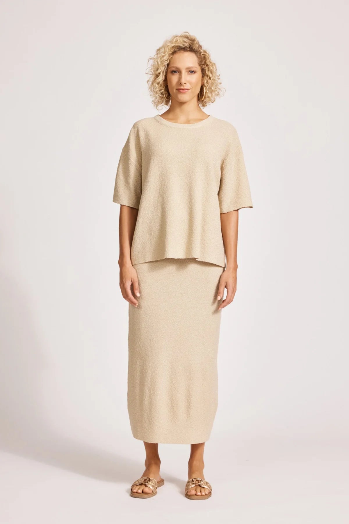 Alcazar Knit Top - Clay