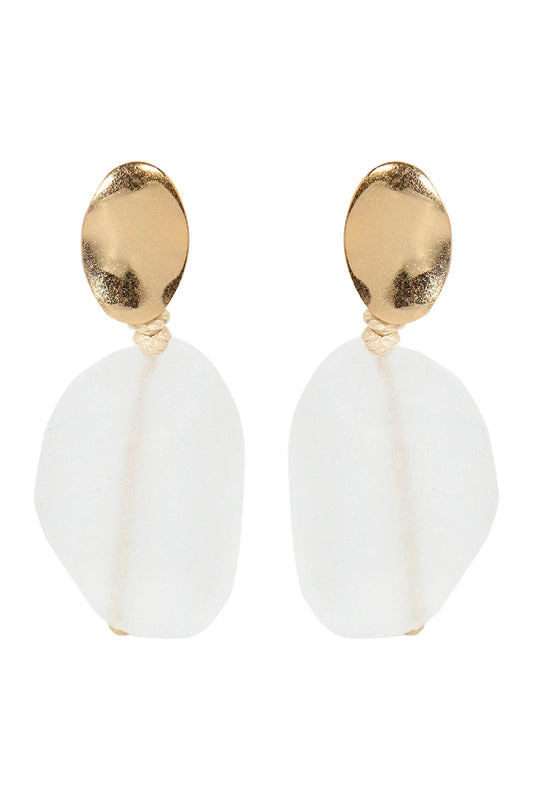 Miramar Earring- White