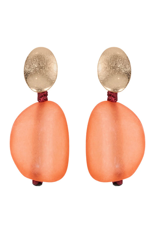 Miramar Earring- Coral