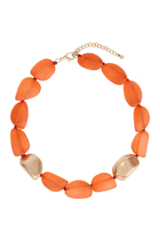 Miramar Necklace- Coral