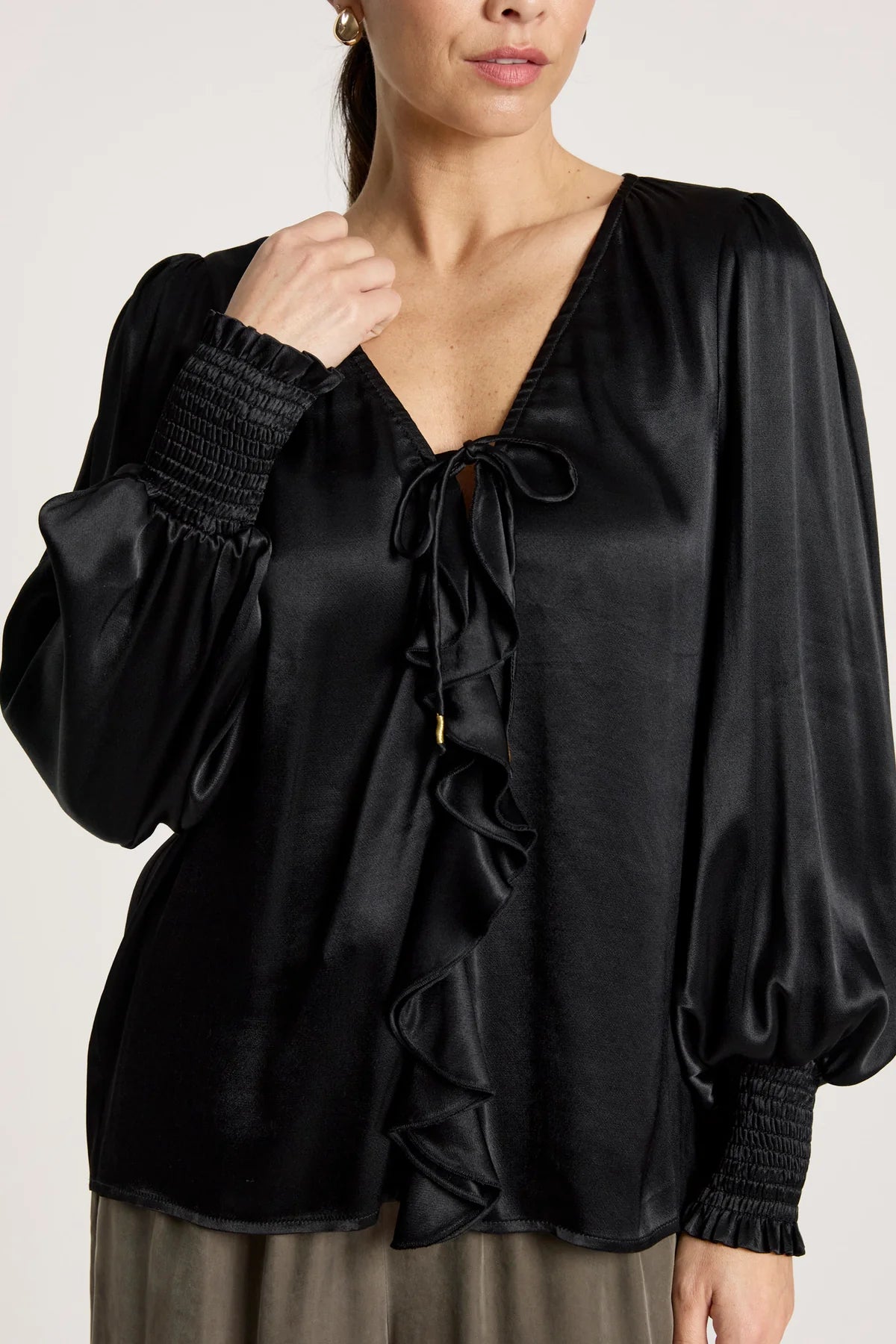 San Frill Top- Black