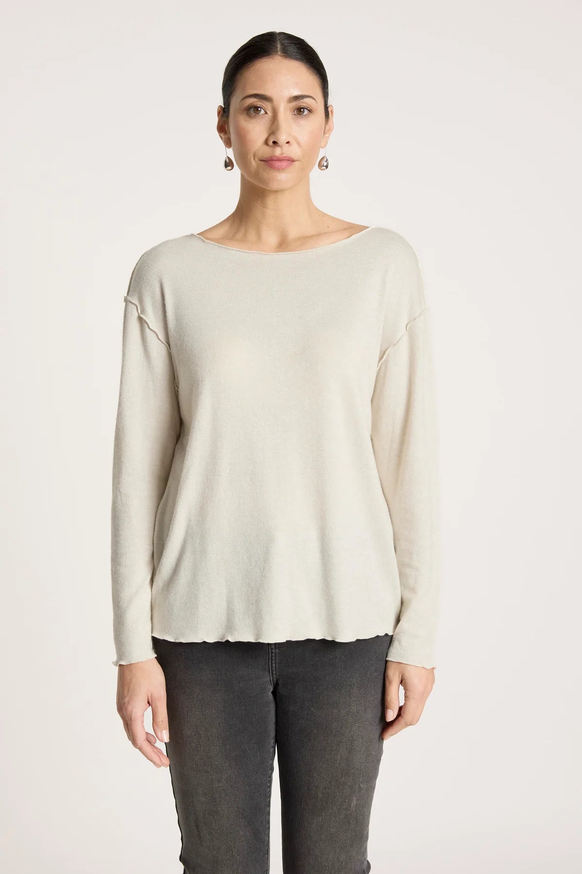 Aria Long Sleeve Top- Dune