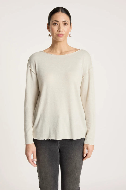Aria Long Sleeve Top- Dune