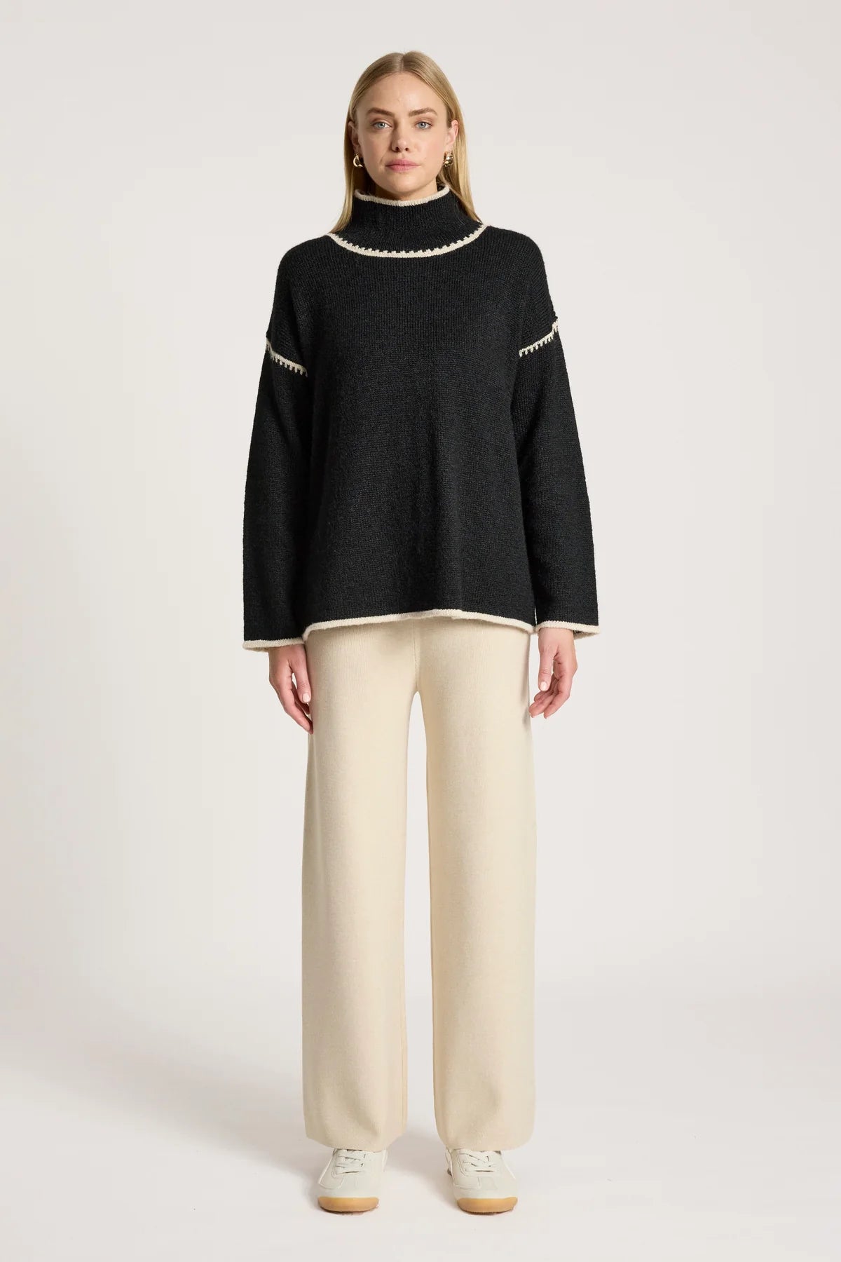 Orin Jumper- Black/Dune