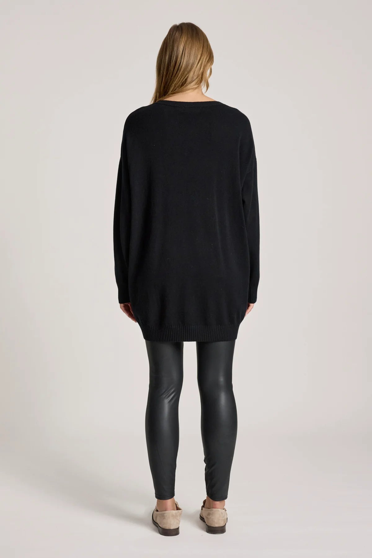 Samira Relaxed Knit- Black