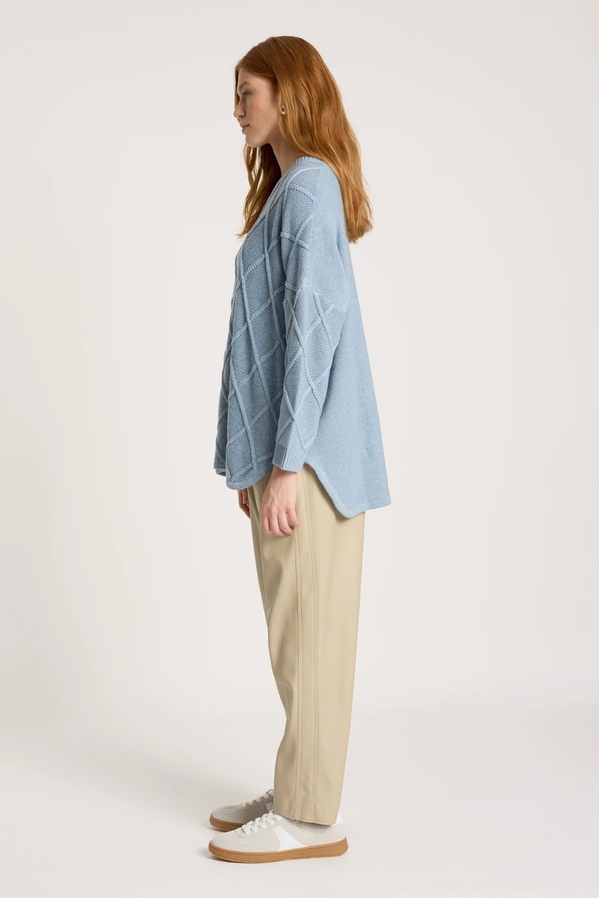 Liora Relaxed Jumper - Lake