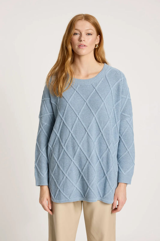 Liora Relaxed Jumper - Lake