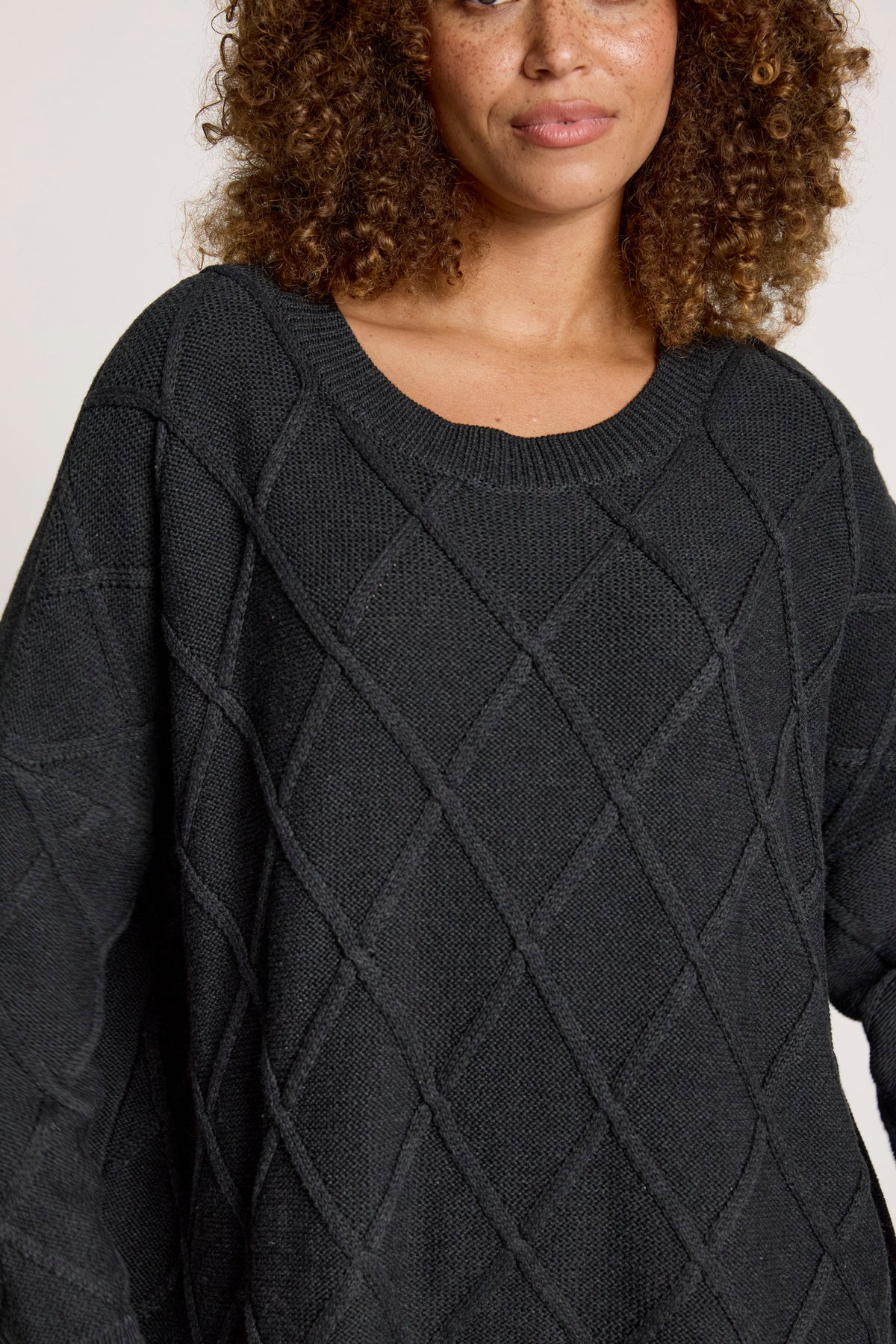 Liora Relaxed Jumper- Charcoal