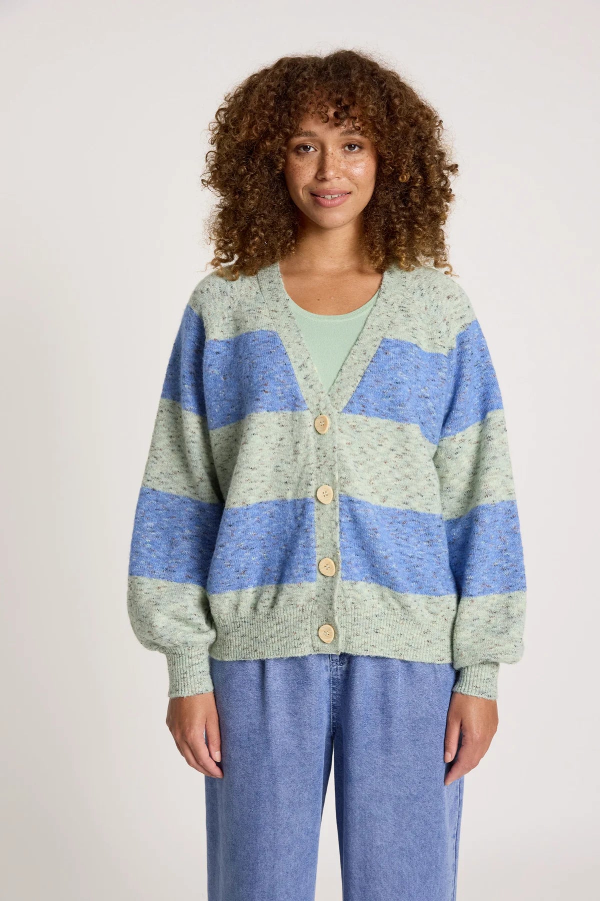 Zarda Cardigan- Sage/Lake