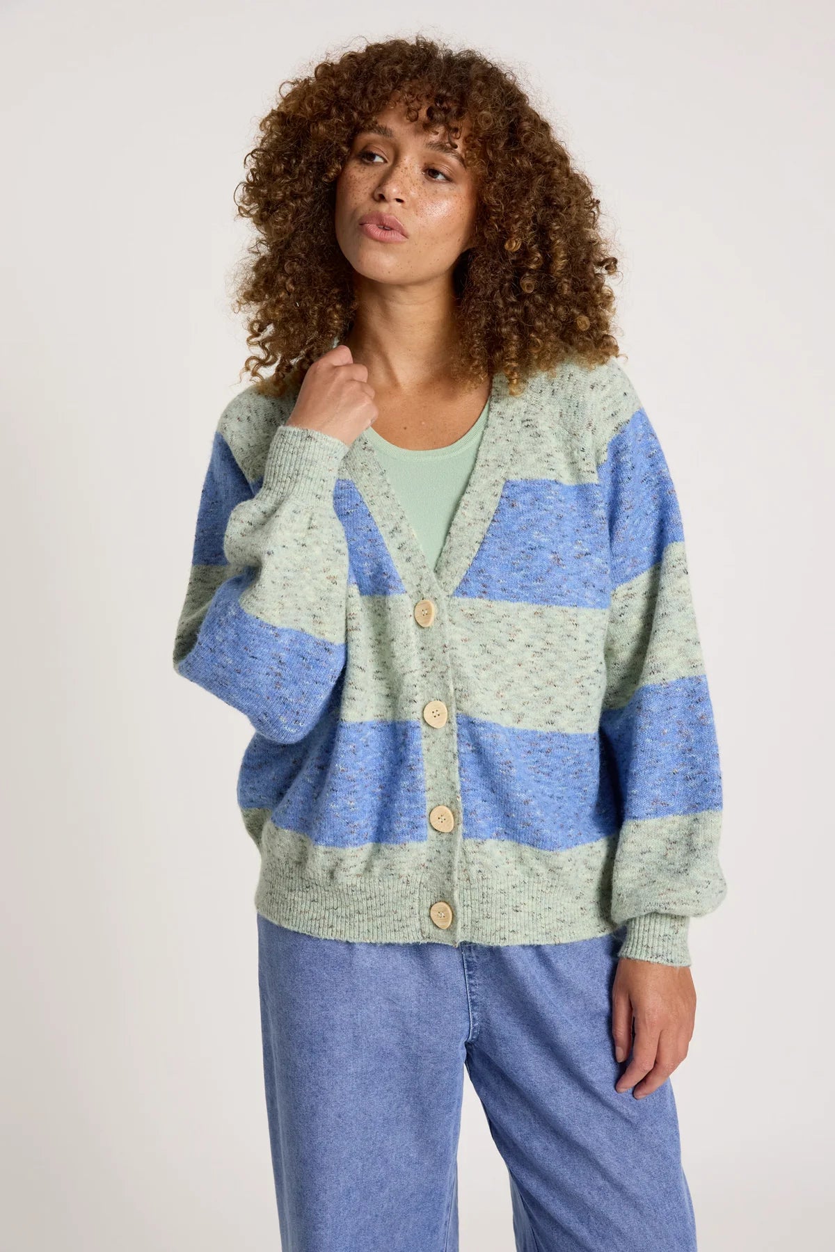 Zarda Cardigan- Sage/Lake