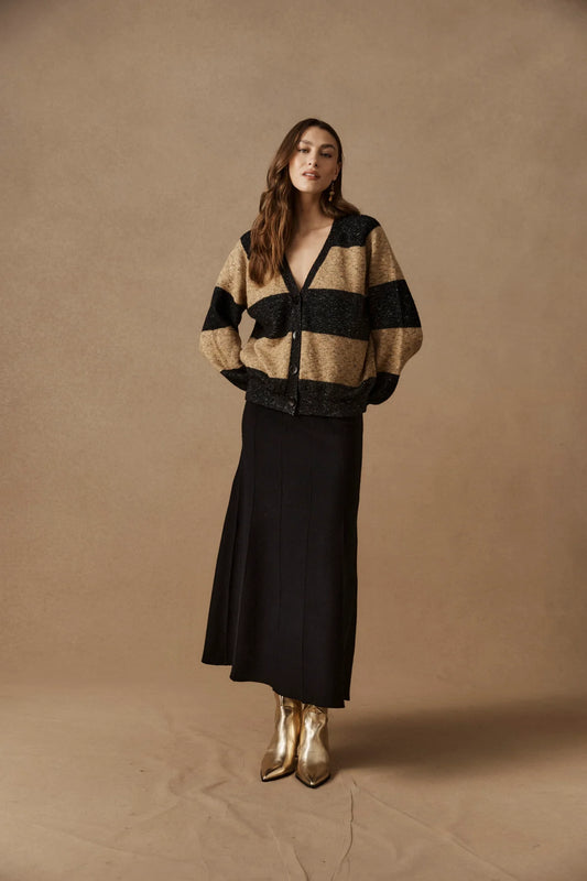 Zala Knit Skirt- Black