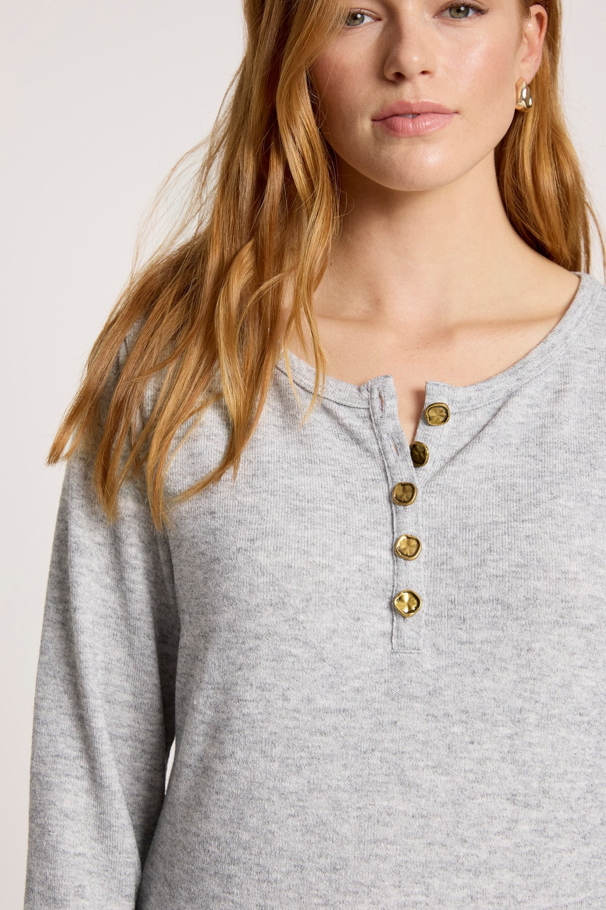 Rumi Long Sleeve Top- Marle