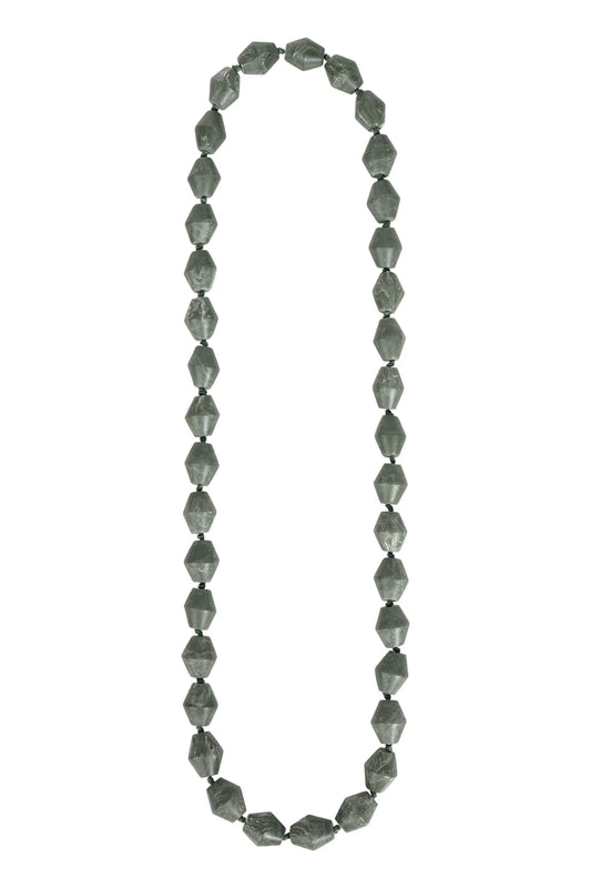 Maasai Long Necklace - Pampas