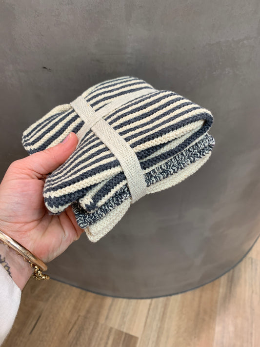 Amy Cotton Knit Cloth- Grey