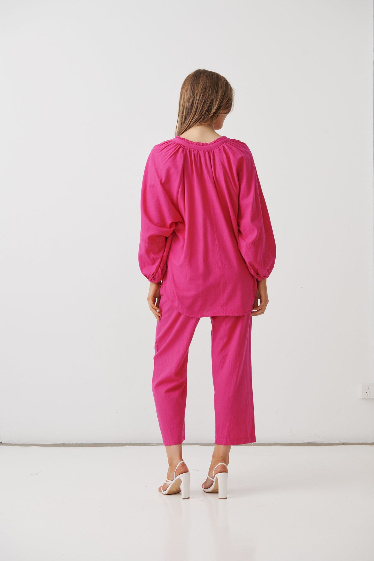 Holmes & Fallon Hot Pink Blouse
