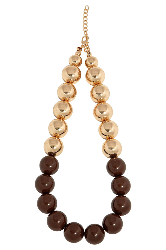 Luna Necklace- Brown