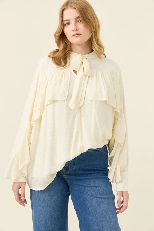 Della Blouse - Ivory