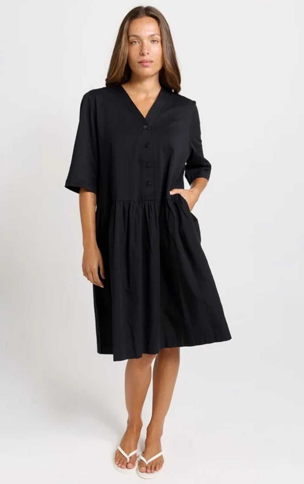 Jax Midi Dress - Black