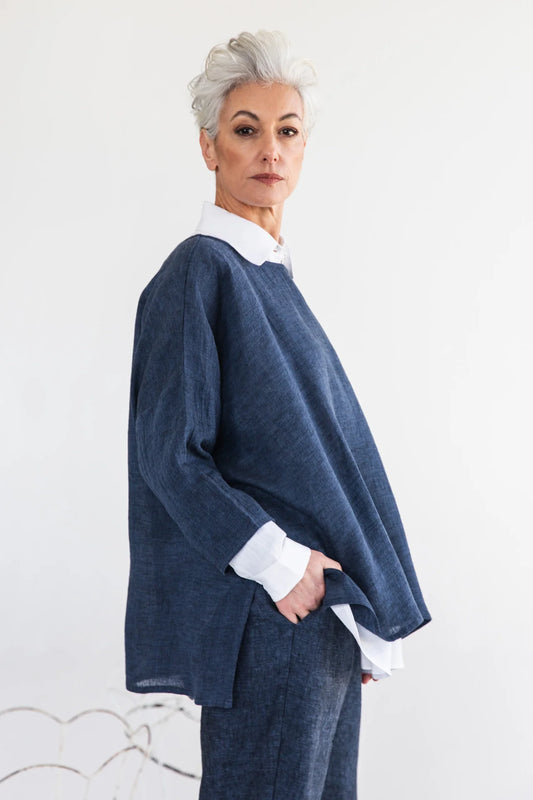 Harry Top - Navy Gauze