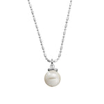 Allure Pearl Necklace - Silver
