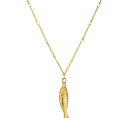 Allure Sardine Necklace- Gold