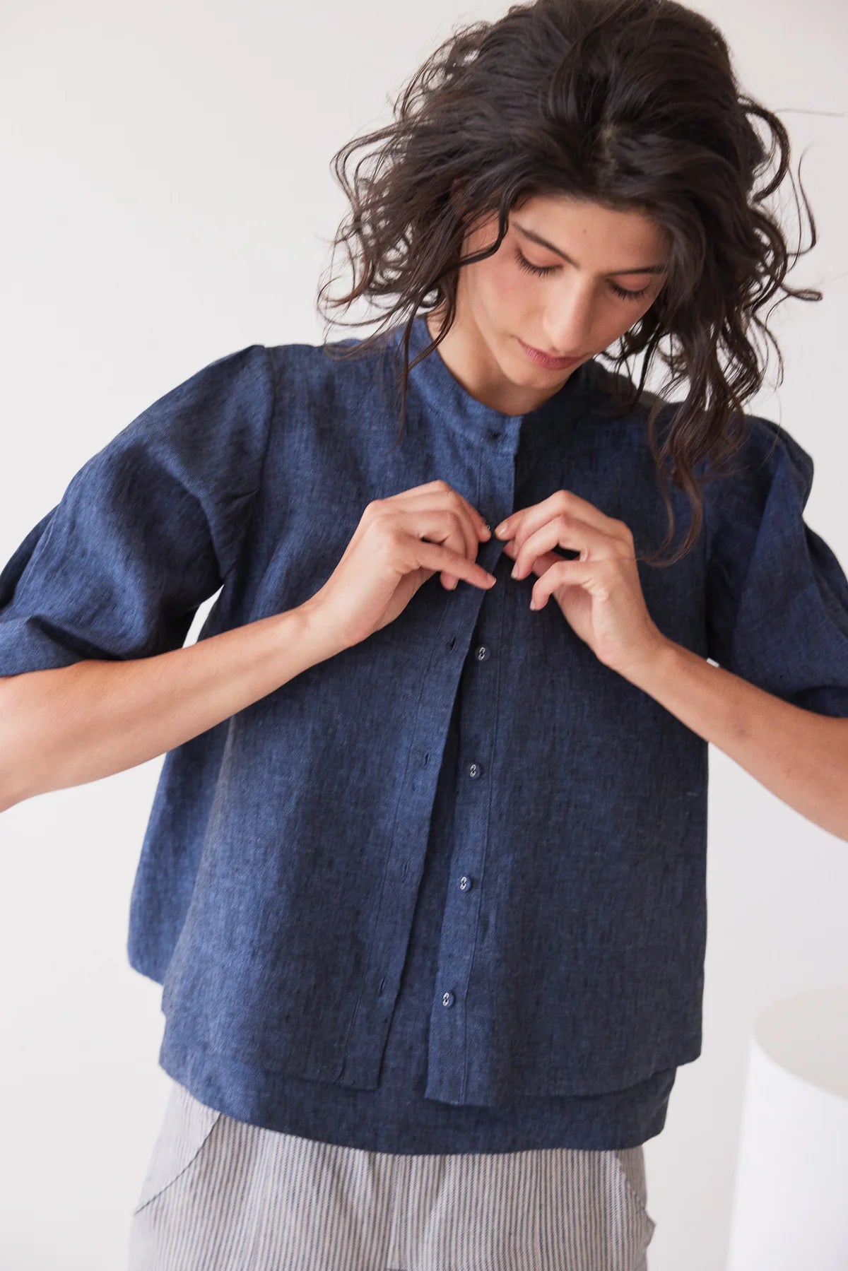 Eva’s Sunday Loretta Reversible Top - Navy