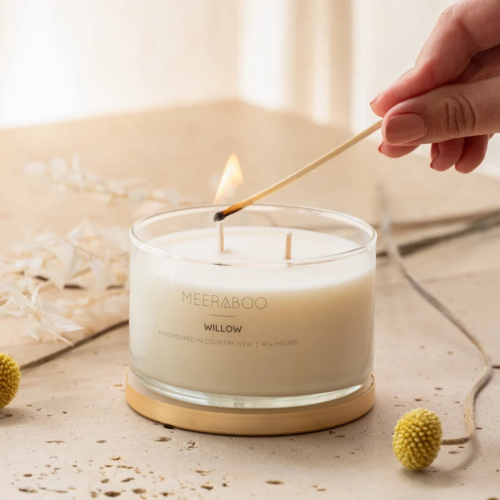 Willow Gold Lid Soy Candle