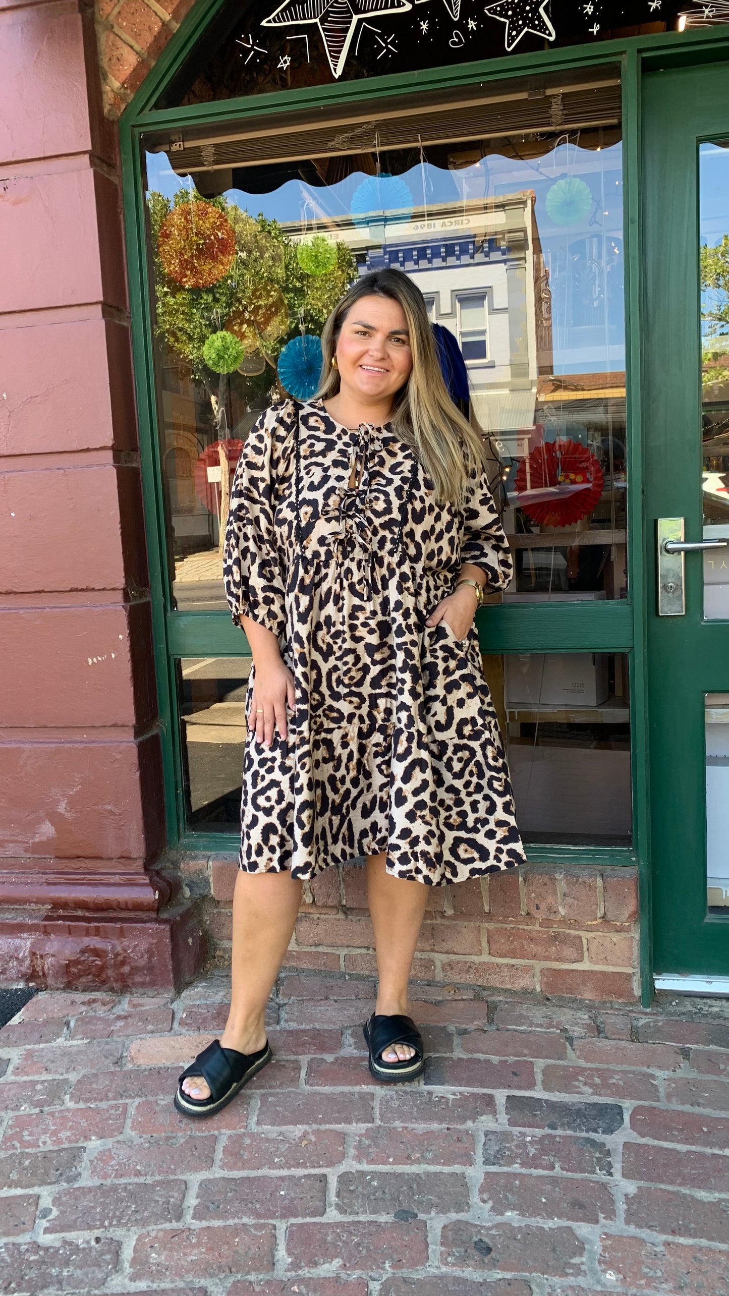 Inaaya Leopard Dress