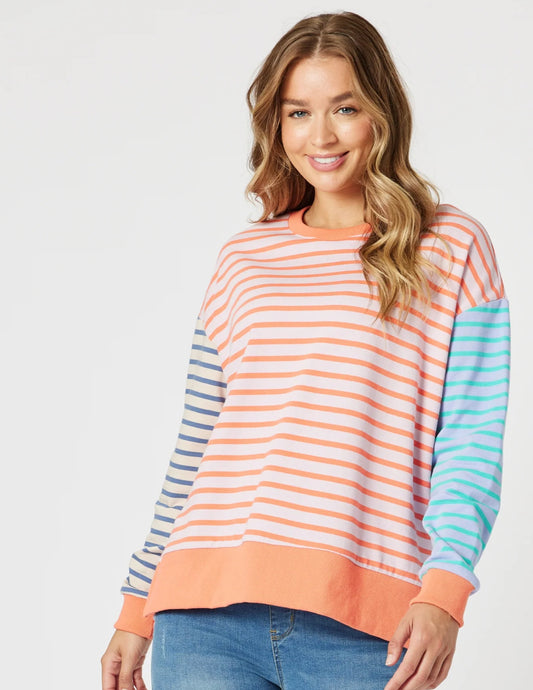 Summer Stripe Sweat
