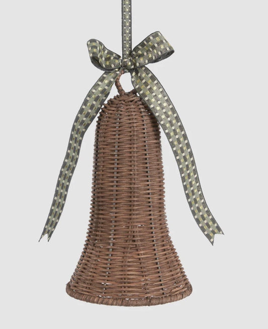 Rattan Bell Ornament