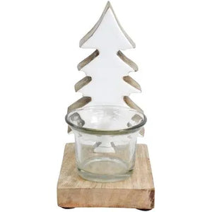 
            
                Load image into Gallery viewer, Tree Tealight Holder - White
            
        