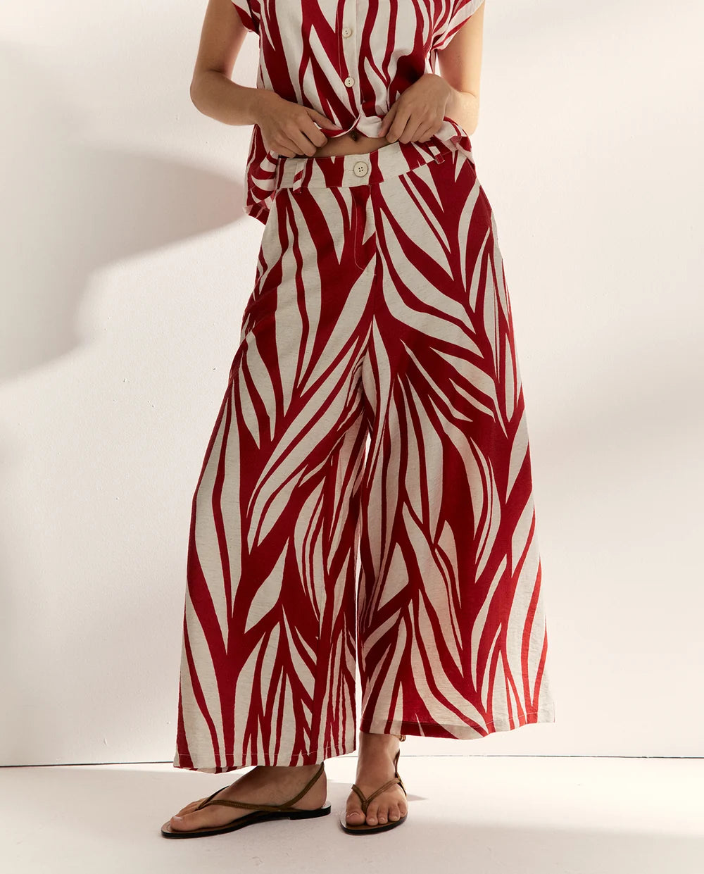 Paz Torras - Red Print Pant