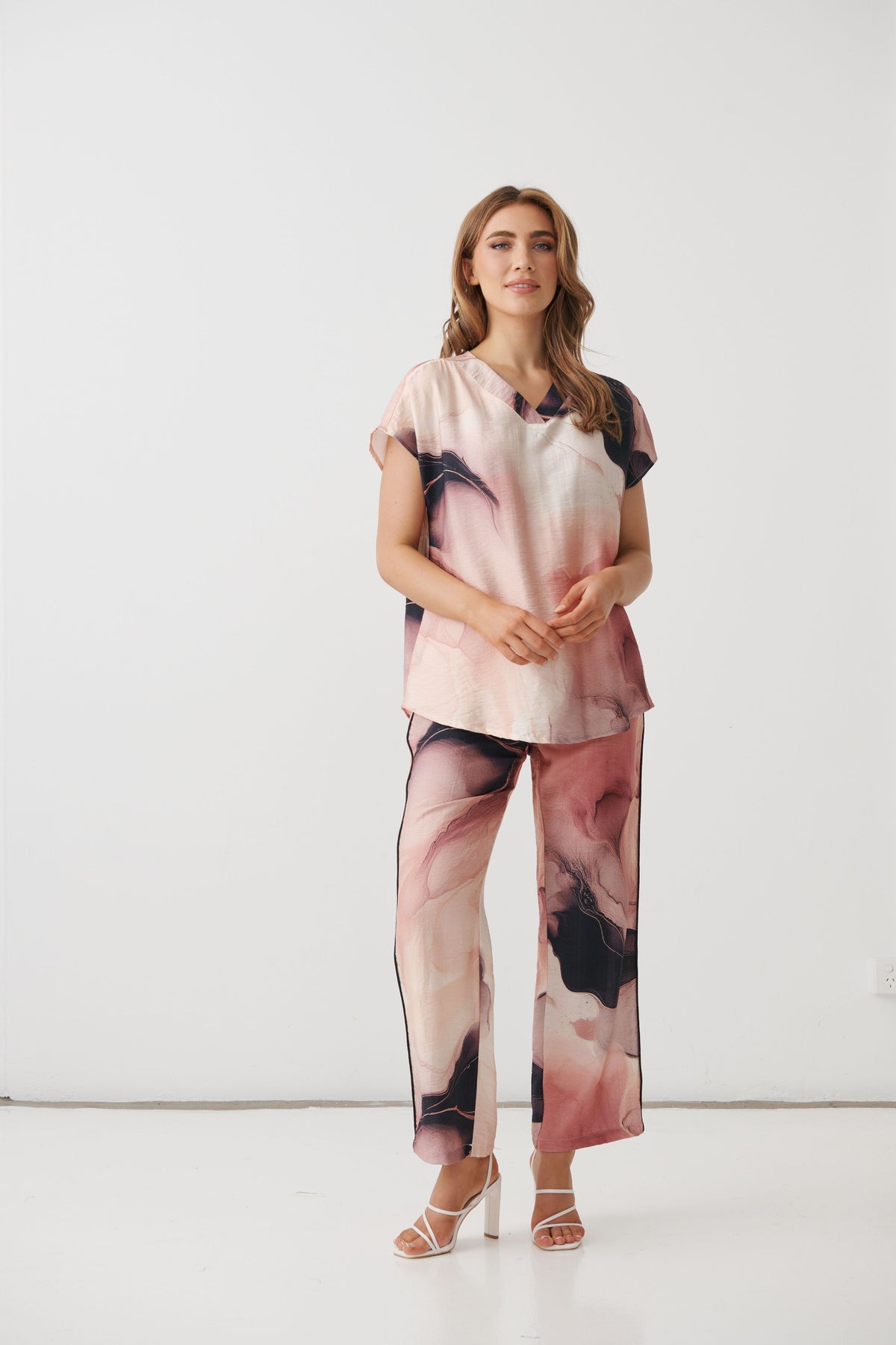 Holmes & Fallon Desert Mirage Blouse Pink