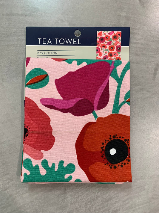 Tea Towel - Poppies