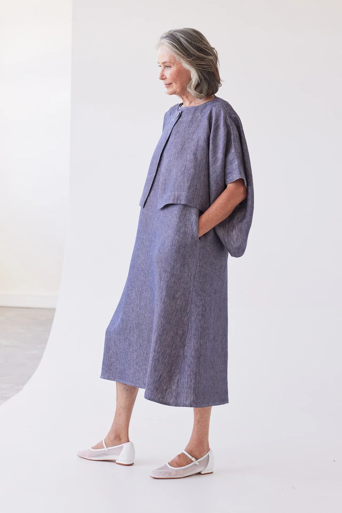 Eva’s Sunday - Tussie Capelet / Dusty Denim