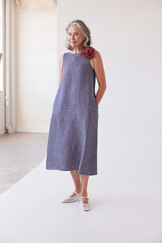 Eva’s Sunday Asher Dress - Dusty Denim