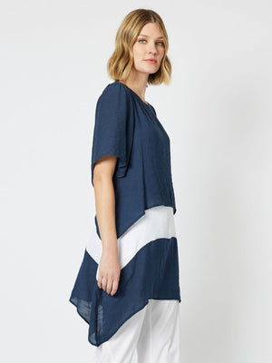
            
                Load image into Gallery viewer, Thera Tunic - Navy/White
            
        