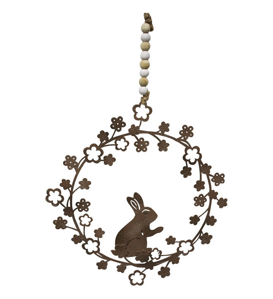Rusted Rabbit Wreath